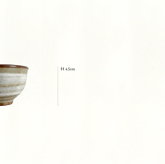 Bunchung-Becher, Seitenansicht, H 4,5 cm